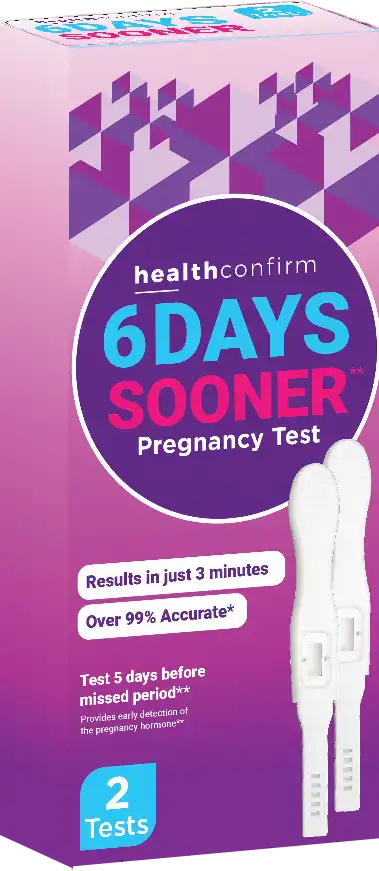 HealthConfirm 6 Days Sooner Pregnancy Test - 2 Tests