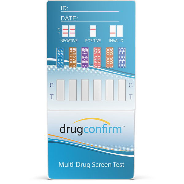 DrugConfirm 14 Panel Urine Drug Test Dip Card