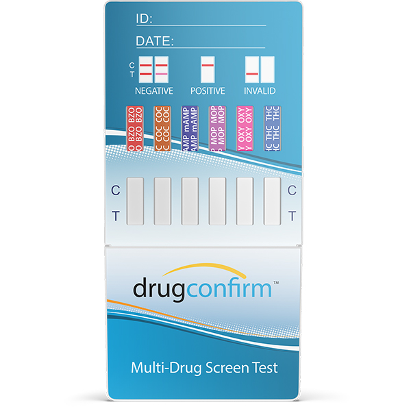 DrugConfirm 12-Panel Urine Drug Test Dip Card